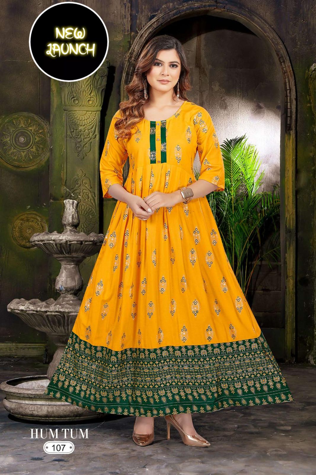 New Hum Tum V 1 Festive Wear Wholesale Anarkali Kurti Catalog
